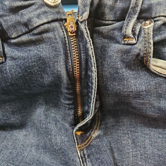 Good American Good Legs skinny jeans Sz 29 Blue 609 - Picture 8 of 9